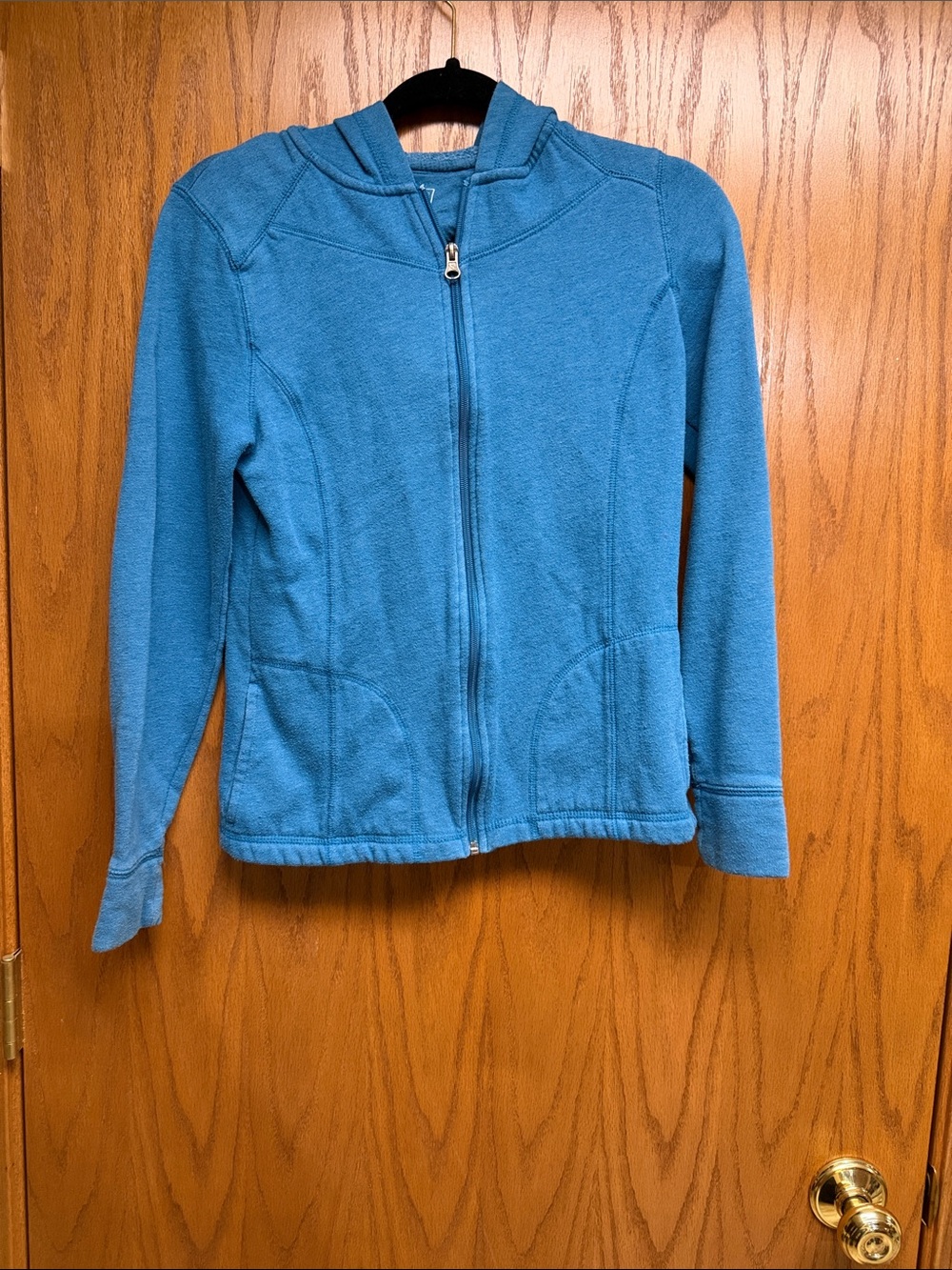 Women’s Teal Zip Hoodie Jacket